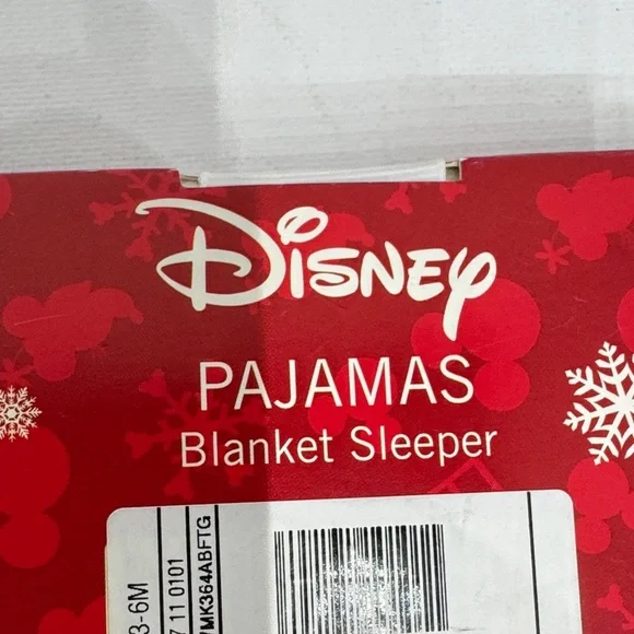 Disney Kids Pajama Set - Red and Black Mickey Design - Picture 6 of 7